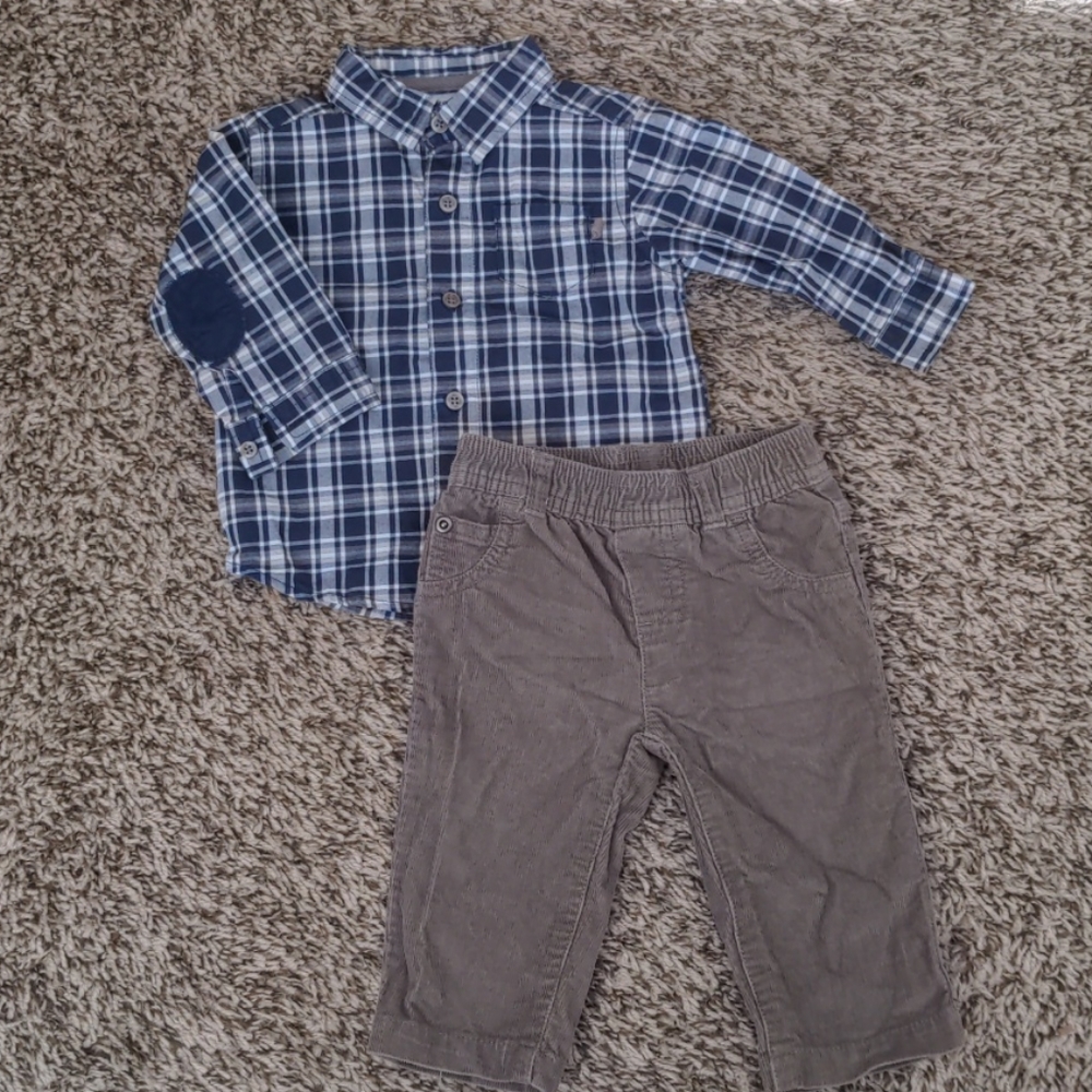 Carter's 2-Piece Button Down and Pants Set